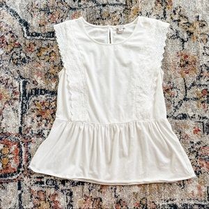Eyelet J. Crew Top